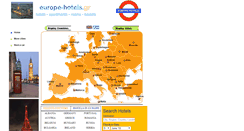 Desktop Screenshot of europe-hotels.gr