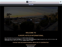 Tablet Screenshot of europe-hotels.org